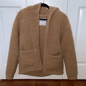 Hollister Hooded Teddy Coat